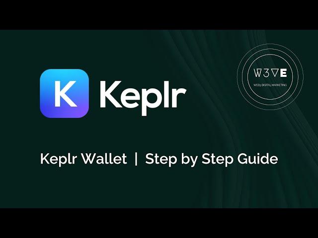 Keplr Wallet Tutorial for Beginners | Step by Step Guide