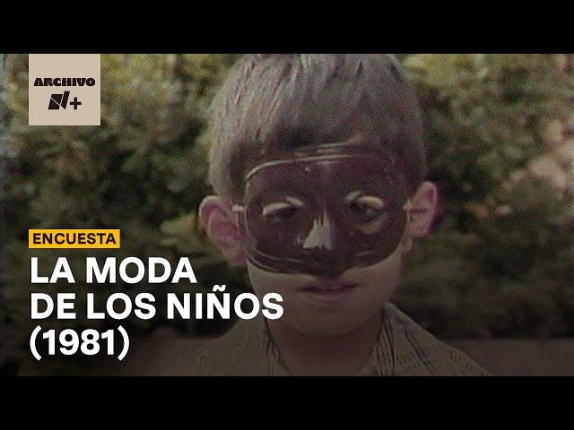 ¿Cómo era antes la moda de los niños? (1981)