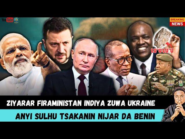 Firaminsitan Indiya ya kai ziyara Ukraine/An samu babban Lu’u-Lu’u a Botswana/Sulhu Benin da Nijar