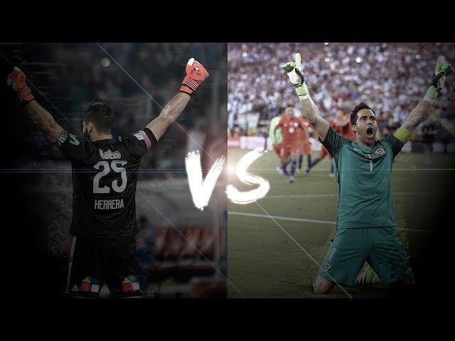 Claudio Bravo vs Johnny Herrera - Saves and Highlights • CO-OP •