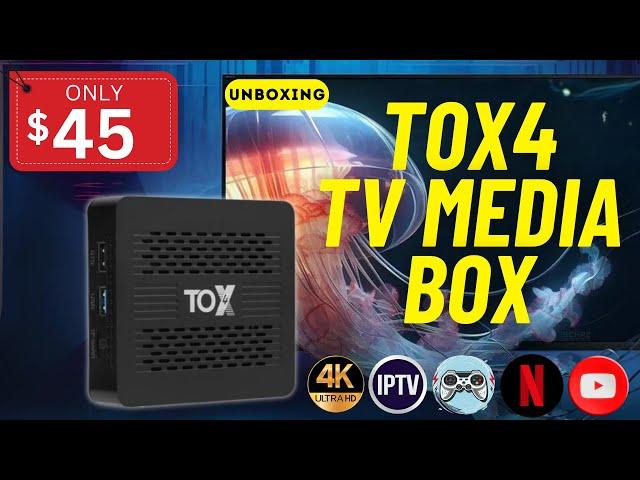 TOX4 Android Media TV Box  |  UNBOXING REVIEW