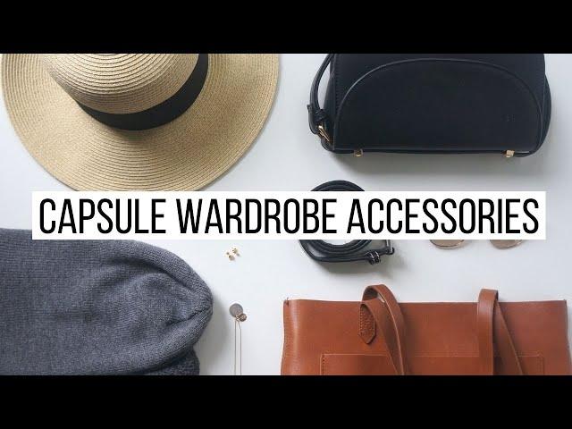 ALL YEAR BASIC CAPSULE WARDROBE ACCESSORIES 2021 | A Simple and Minimal Wardrobe