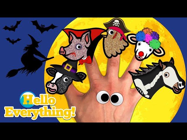 Halloween Farm Animals Finger Family | Kids Songs and Nursery Rhymes