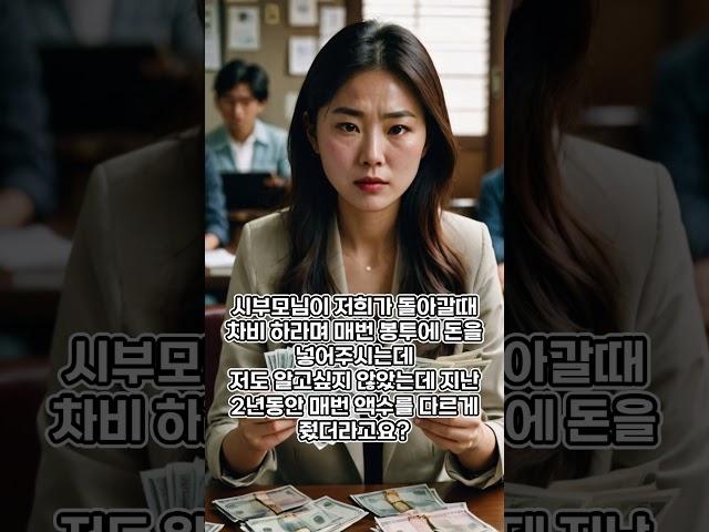 도련님네랑 차별하는 시어머니..