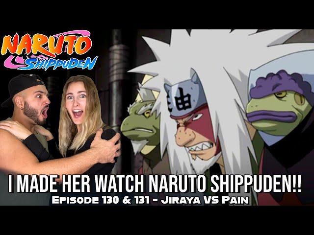 JIRAYA'S EPIC BATTLE WITH PAIN!!! Girlfriend's Reaction Naruto Shippuden Episodes 130 & 131