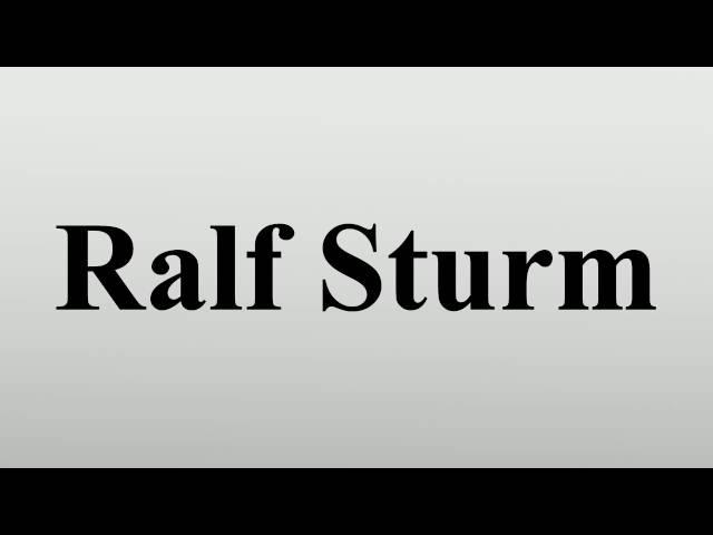 Ralf Sturm