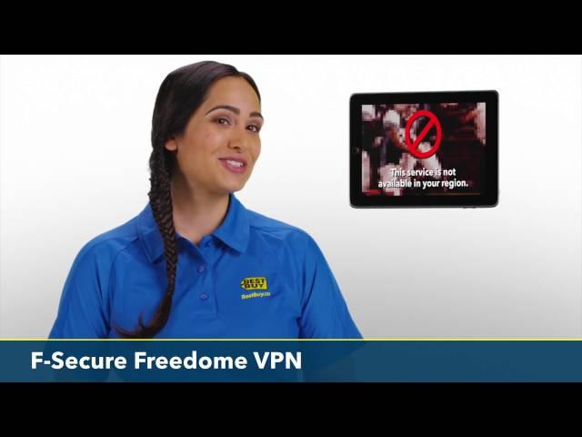 F-Secure Freedome VPN Demo & Review with a Best Buy Blue Shirt