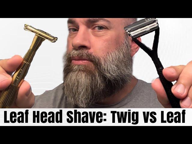 Leaf Head Shaving - Twig vs Leaf Razor - Which is the better head shaving razor?