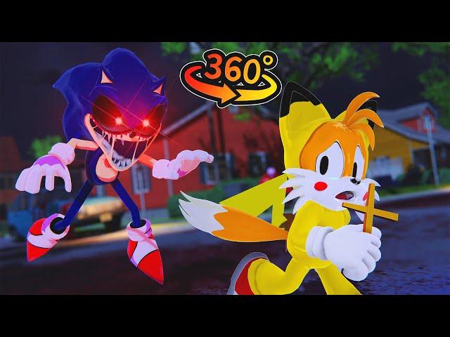 Tails Halloween 360° vs Sonic EXE Friday Night Funkin POV