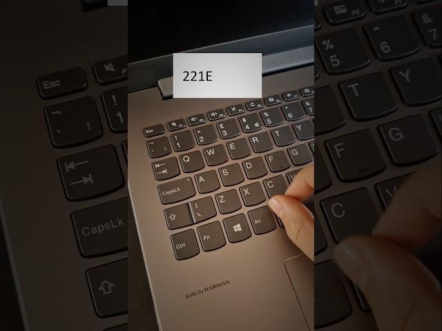 Typing Trick (Code 221E) | #computer #typing #keyboard #asmr #tricks  #fasttypingkeyboard