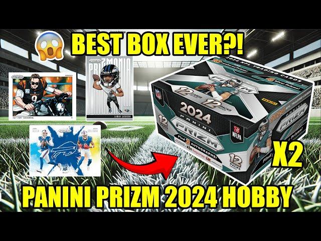 BEST OPENING EVER?! (MASSIVE CASE HIT) - 2024 Panini Prizm Football Hobby Box Review