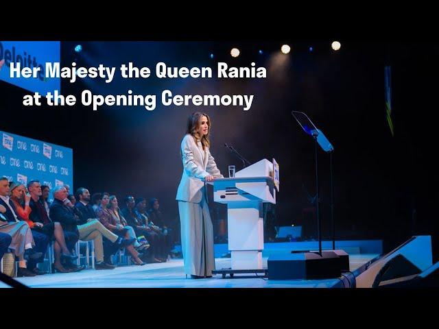 One Young World Opening Ceremony Keynote Speech by Queen Rania Al Abdullah of Jordan #OYW23 Belfast