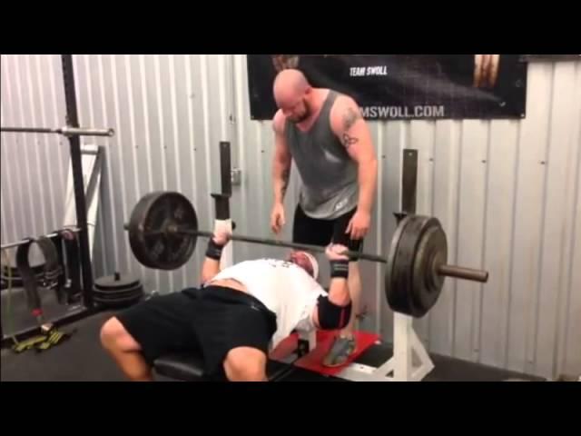 BJ Whitehead Bench Press Reps