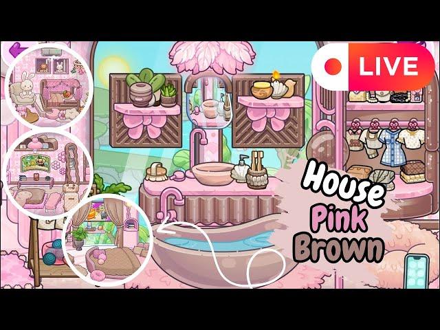 Decoração de Apartamento Pink e Brown e jogando com os Inscritos no Avatar World Pazugames