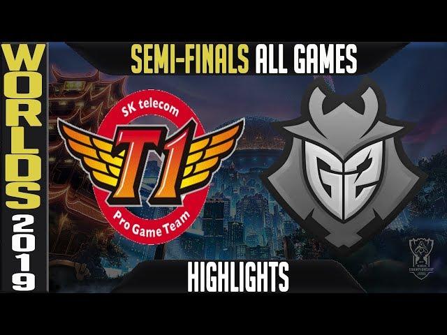 SKT vs G2 Highlights ALL GAMES | Worlds 2019 Semi-finals | SK Telecom T1 vs G2 Esports