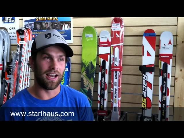 Pro Skier Travis Ganong at the Start Haus