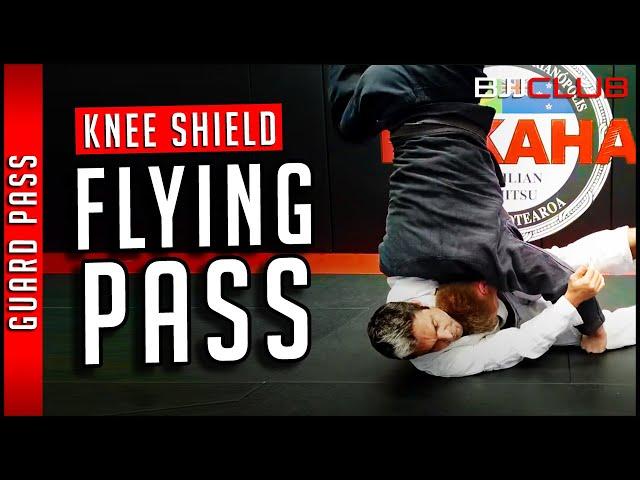  Flying Guard Pass From Knee Shield ▶ BJJCLUB - BJJ