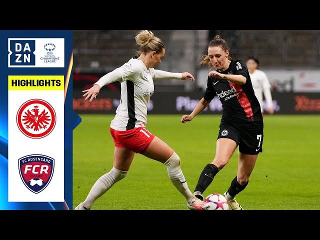 HIGHLIGHTS | Eintracht Frankfurt vs. Rosengård (UEFA Women's Champions League 2023-24 Matchday 6)