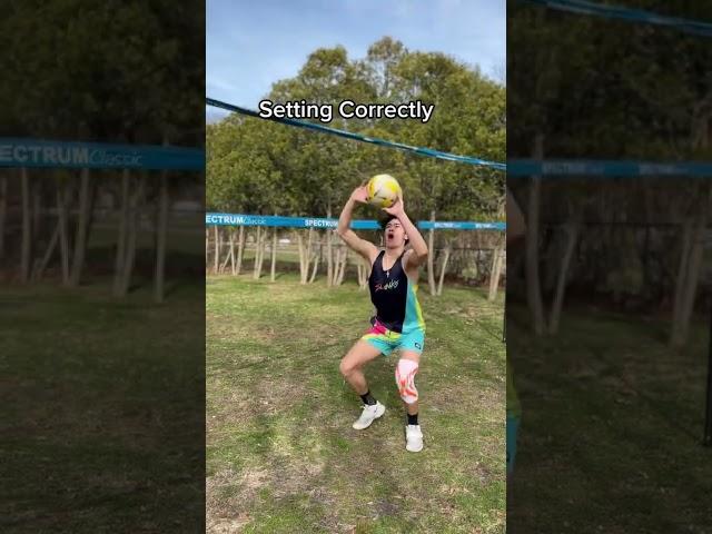 Volleyball Hits: Setting Correctly