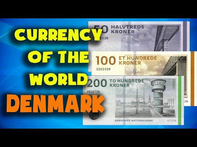 Currency of the world - Denmark. Danish krone. Danish banknotes and Danish coins