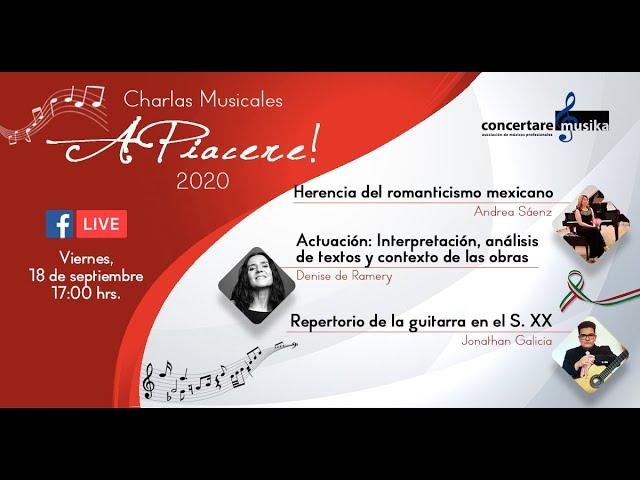 Concertare Musika - 10ma. Charla Musical A Piacere! pt. 1