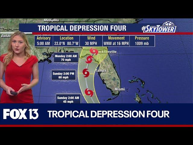 Tampa Bay under tropical storm warning