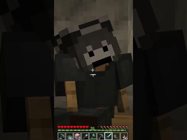 The FUNNIEST suprise at my base #minecraft #mcyt #gaming