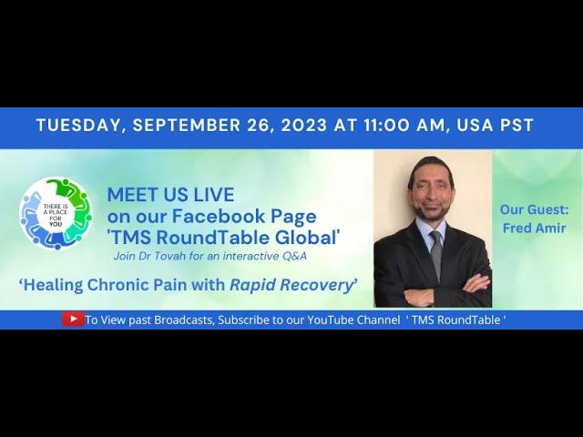 Healing from Severe Chronic Pain, IBS, Allergies & Autoimmune Symptoms, Rapid Recovery w/ Fred Amir