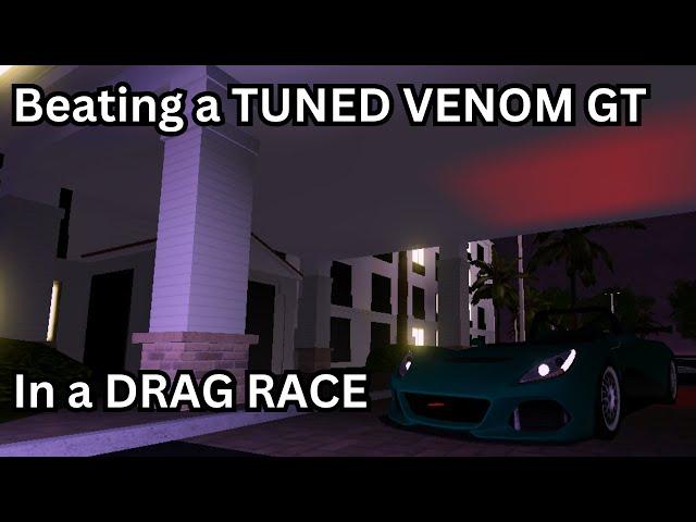 Beating a TUNED VENOM GT in a Drag Race! (Roblox SWFL)