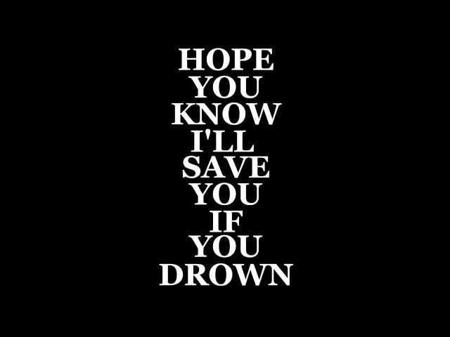 Ayahna Lozano - IF YOU DROWN - (OFFICIAL LYRIC VIDEO)