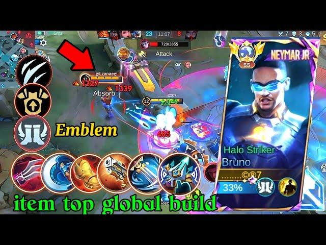 BRUNO PERFECT BUILD AND EMBLEM FOR 2024 ( TOP GLOBAL BUILD )