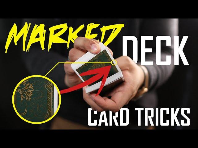 Three AMAZING Card Tricks YOU Can Do with a Marked Deck!