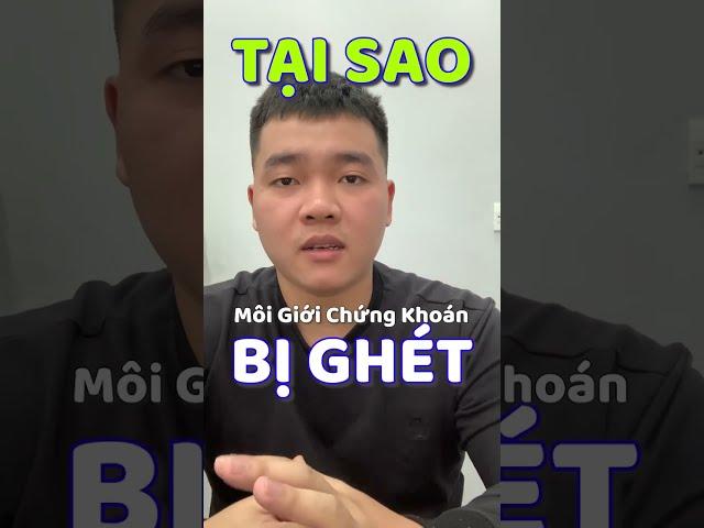 Tại sao Môi Giới Chứng Khoán lại bị GHÉT ? #shorts #cfa99 #chungkhoan #thịtrườngchứngkhoán #cophieu