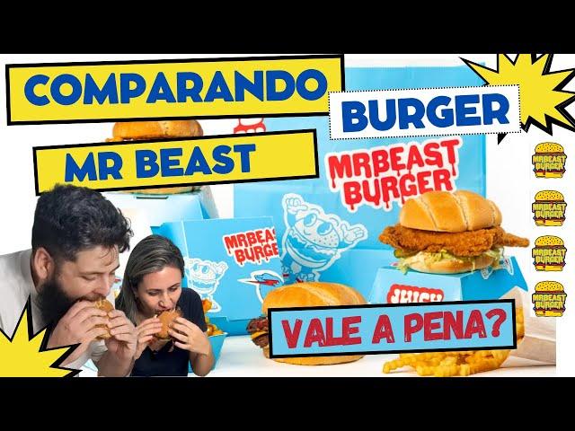 Comendo MrBeast Burger vs. Nosso Hambúrguer  (qual Vale a pena?)