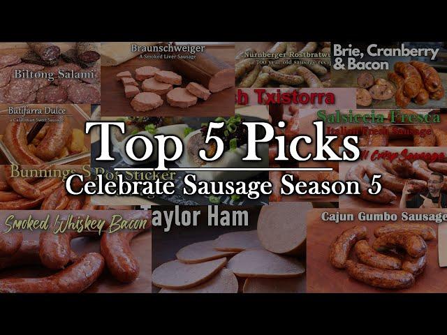 My top 5 Sausages from Celebrate Sausage Season 5 | BONUS EPISODE