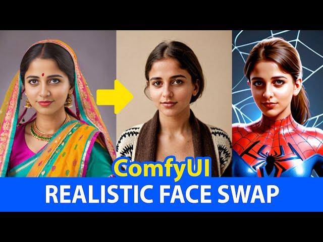 ComfyUI - Realistic Face Swap with InstantID