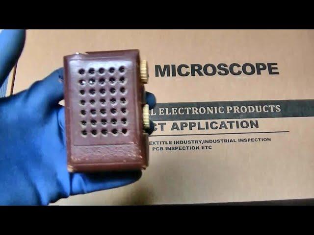 Soviet Eaglet Орленок Micro Radio Vs Joyalens JL210 Plus Digital Microscope