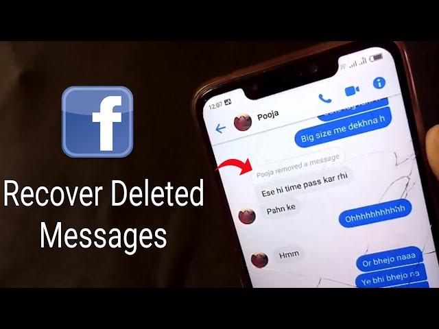 How To Recover FB Deleted Messages 2020 || Recover Facebook Deleted Conversation