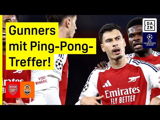 Gunners bleiben ungeschlagen: FC Arsenal - Shakhtar Donezk | UEFA Champions League | DAZN Highlights