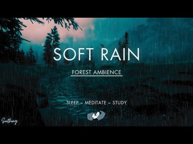 Soft Rain Over A Creek | No Ads | Soothing Rain Sounds For Sleeping | RDR2 ASMR