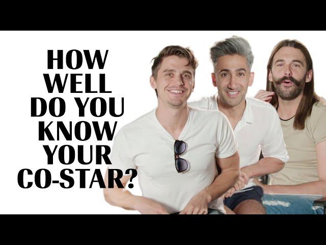 The Cast of Queer Eye Play 'How Well Do You Know Your Co-Star' Marie Claire