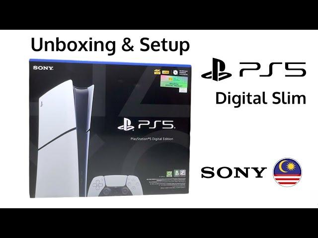 Unboxing and Setup PlayStation PS5 Slim Digital Official Malaysia Version