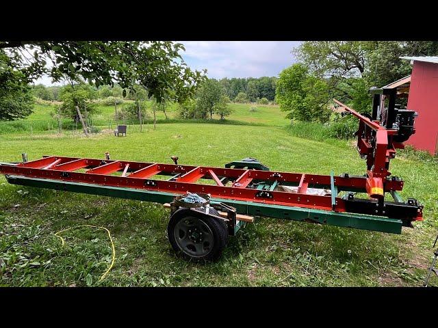 Building a Sawmill Trailer ...from an old boat trailer