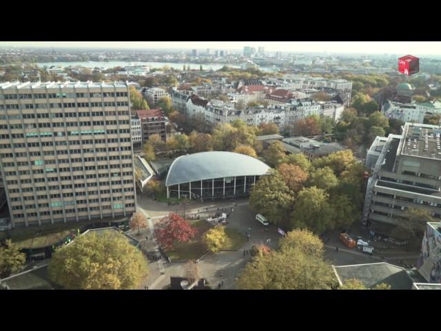 Die Universität Hamburg von oben