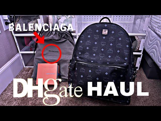 MCM Backpack REP | First DHGate Haul | *BALENCIAGA AND LV*