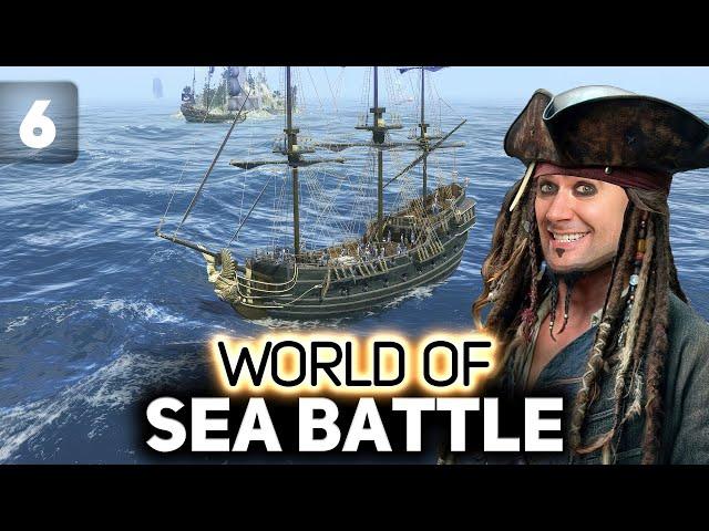 Капитан Джек Амвэй и его Чёрная Утюжина ‍️ World of Sea Battle [PC 2023] #6