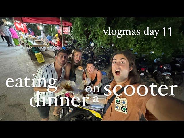 trying malaysian street food at the night market on langkawi island (vlogmas day 11)