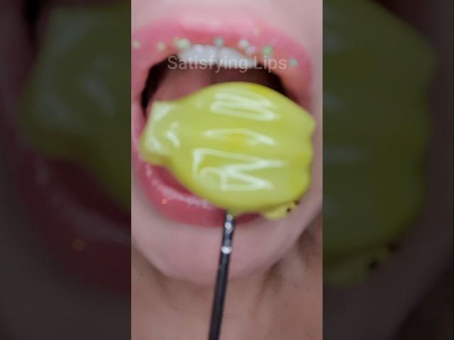 ASMR Satisfying Eating Honey Dipped Bananas #asmr #honey #HolidaysWithYouTube