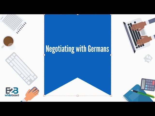 Negotiating with Germans