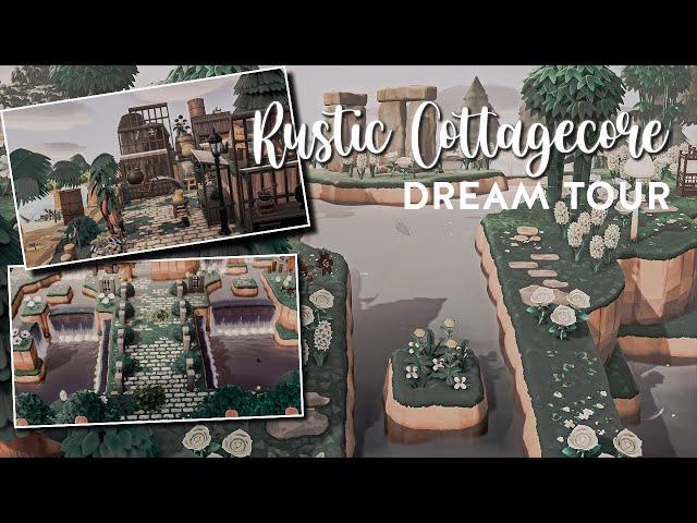 AMAZING Rustic Cottagecore - Animal Crossing: New Horizons Island Tour 5 Star